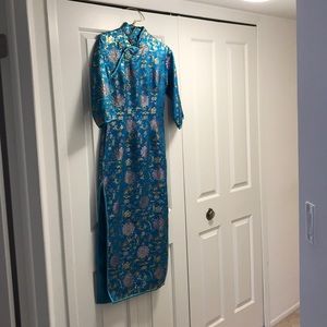 COPY - Lovely evening Chinese Brocade dress 🤩